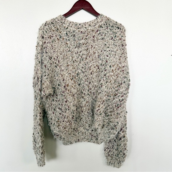 Coco + Carmen Sweaters - Coco + Carmen NWT Size L/XL Fuzzy Marled Eyelash Chunky Knit Sweater